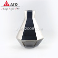 Ato Polygonal Angle Smoky Gray/Amber Decanter Glass